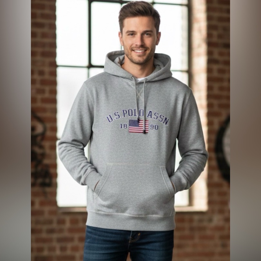 U.S.Polo Association Mens Hoodie Size 2XL